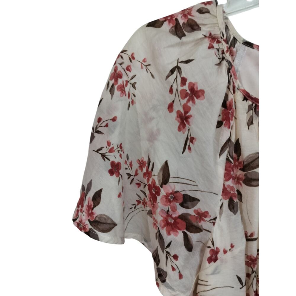 3868) Abercrombie & Fitch Floaty Trapeze Floral C… - image 4